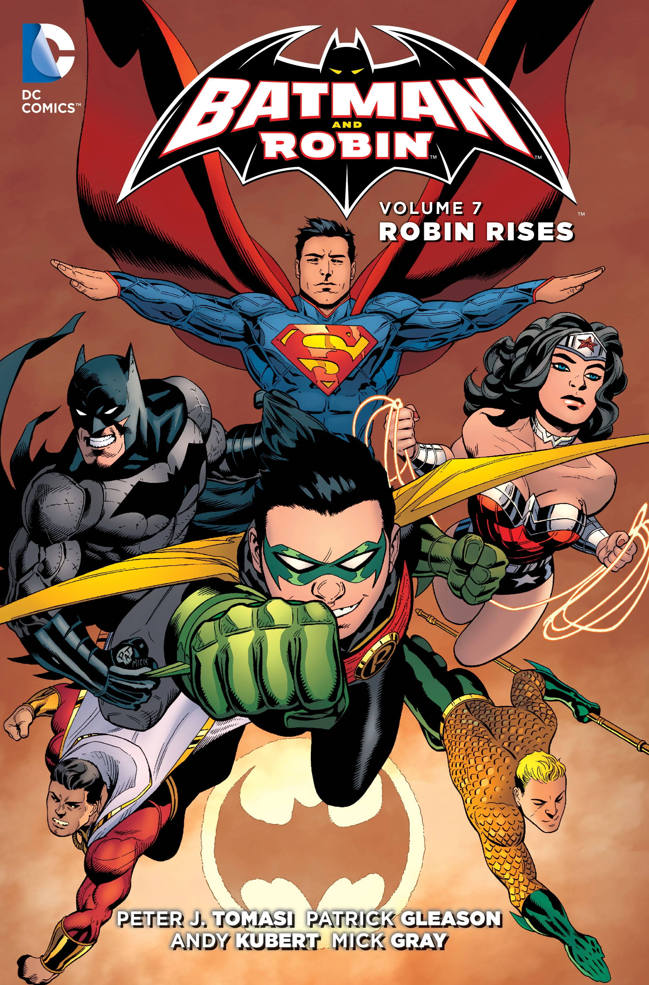 Batman and Robin Vol. 7: Robin Rises (DC, 2015) cover